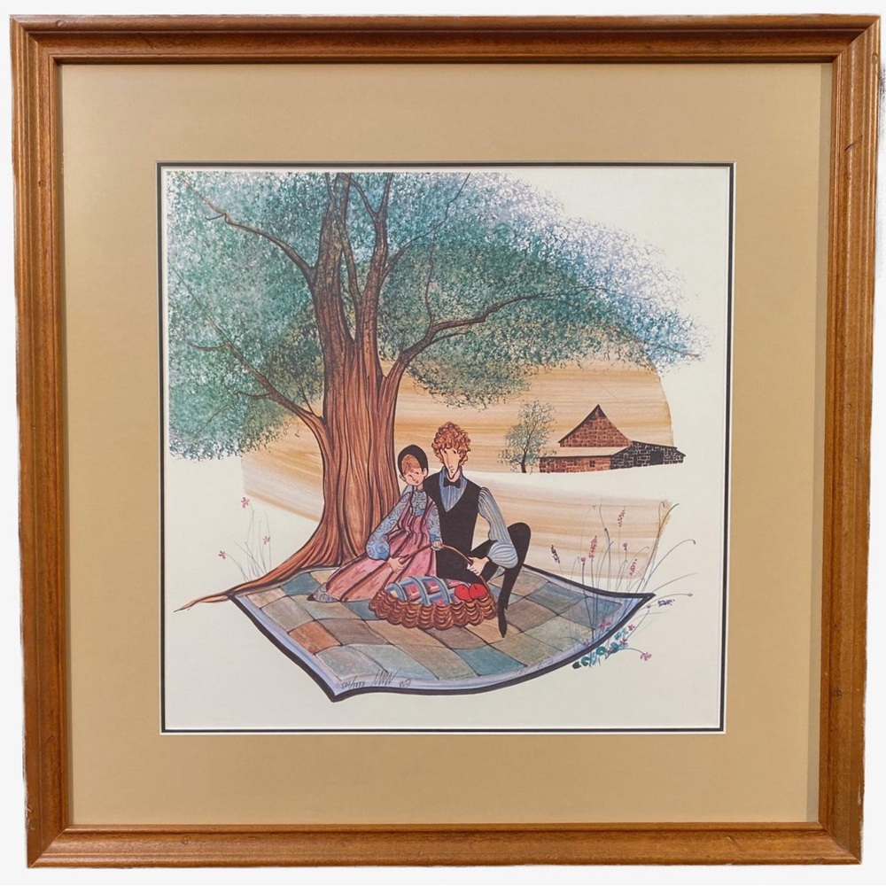 limited edition lithograph by Patricia Buckley Moss, a renowned American artist